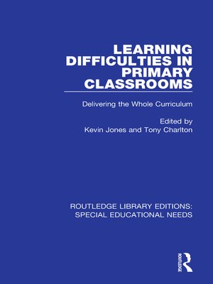 cover image of Learning Difficulties in Primary Classrooms
